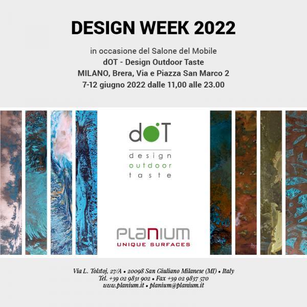 PLANIUM exhibits at dOT - Design Outdoor Taste